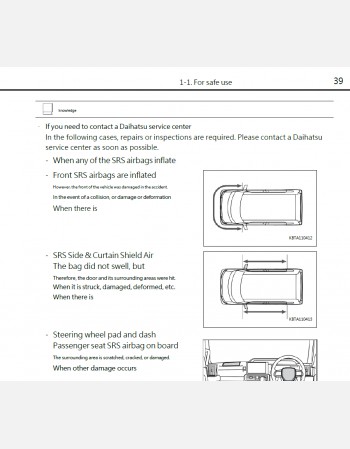 daihatsu tanto 2024-2025 owners manual in english